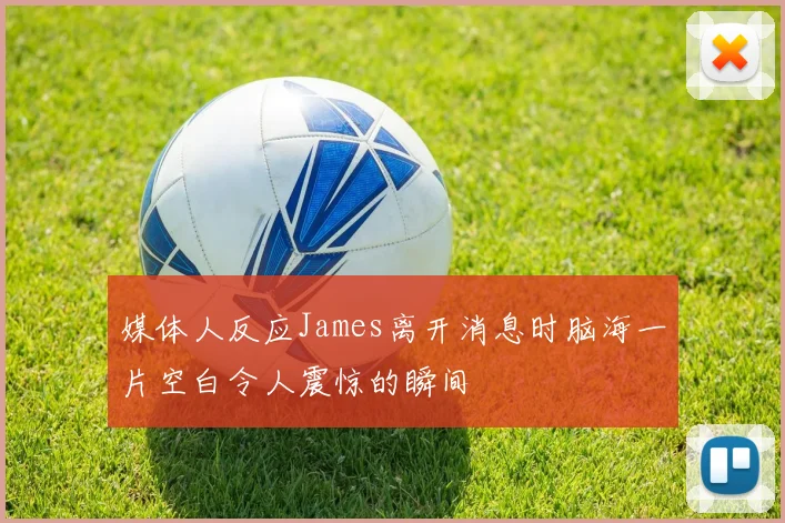 媒体人反应James离开消息时脑海一片空白令人震惊的瞬间